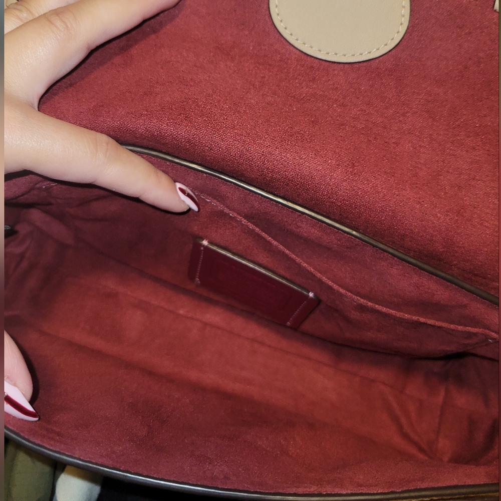 Coach Jade Whipstich Shoulder Bag - Picture 6 of 6